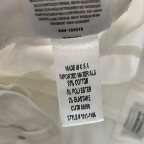 Citizens of Humanity Chrissy Jeans White Size 29 - Picture 8 of 10